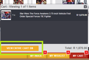 step2 - go to your cart