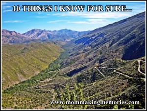 10 Things I know for sure|SA Mom Blogs