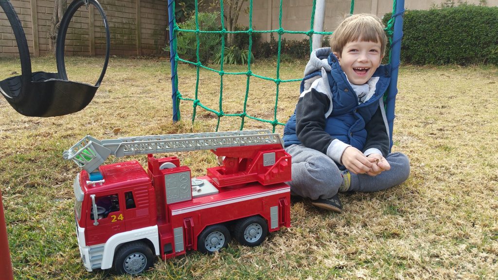 Fire truck that shoots water on sale