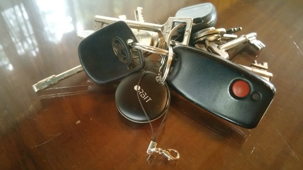 orbit device attached to keys