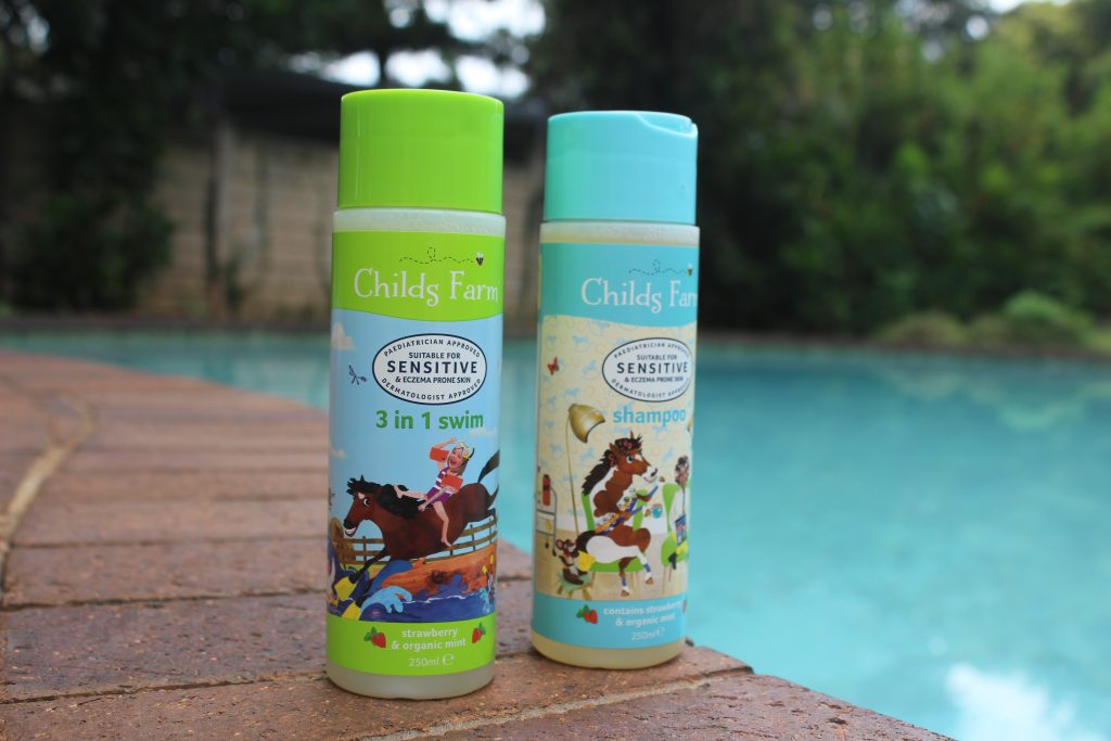 child's farm shampoo and 3 in 1 swim