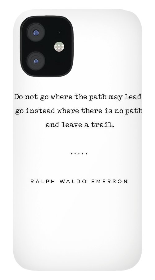 Ralph Waldo Emerson iPhone case