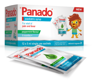 Panado sachets for pain and fever