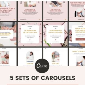 5 sets of instagram carousels that will give your audience how to, tips, common misconceptions and more