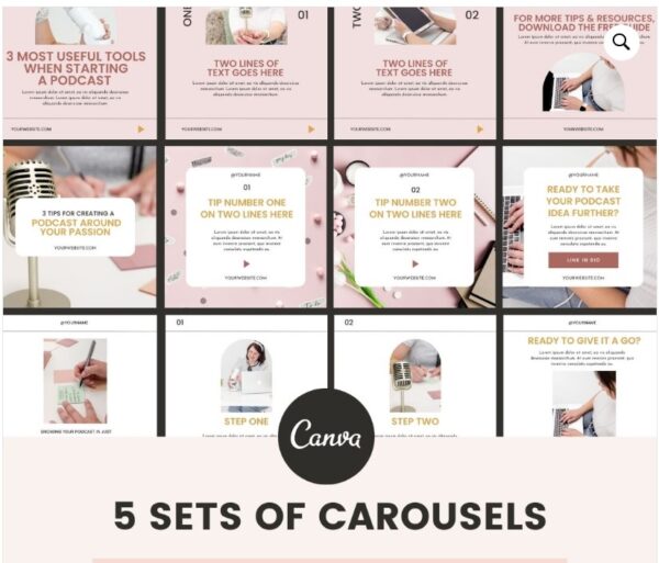 5 sets of instagram carousels that will give your audience how to, tips, common misconceptions and more
