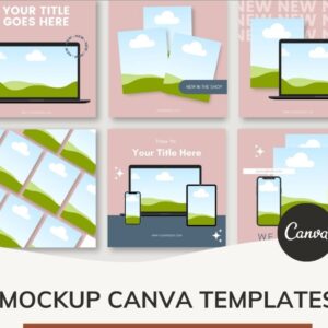 Canva mockups awesome for creating your own product