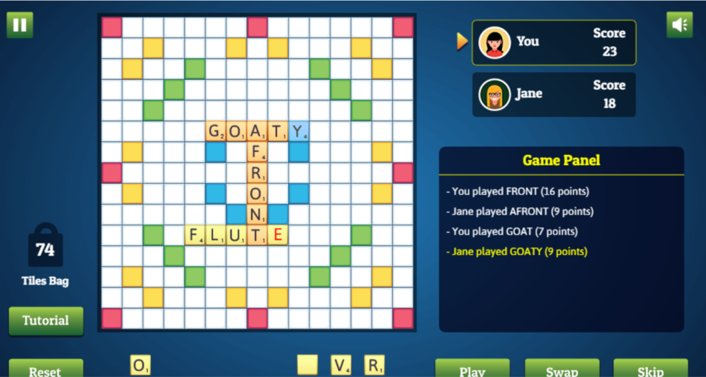 scrabble online free game
