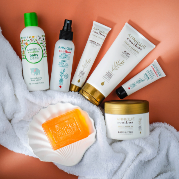 Annique rooibos skincare and baby care products