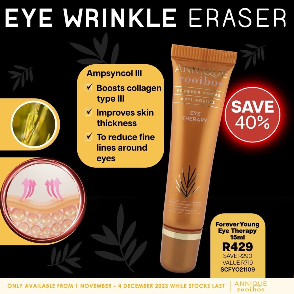 eye therapy cream Annique rooibos