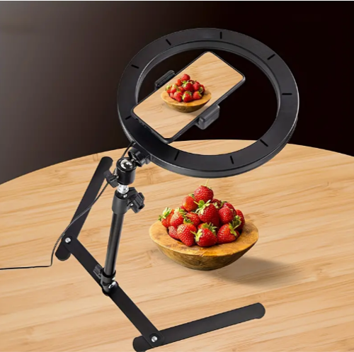 ring light to take pictures of food from Temu