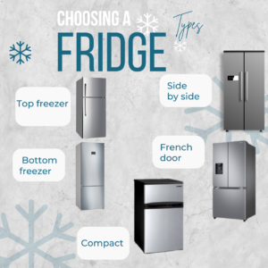 types of fridges