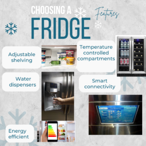 features of fridges