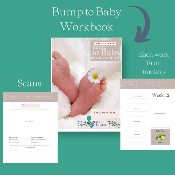 Workbook to keep track of your pregnancy, week by week.