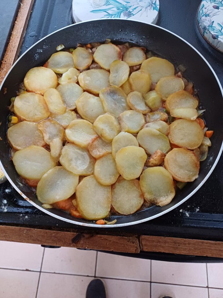 hot pot on the pan