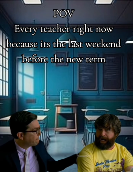 Every teacher right now because its the last weekend before the new term: The Hangman character Alan crying. 