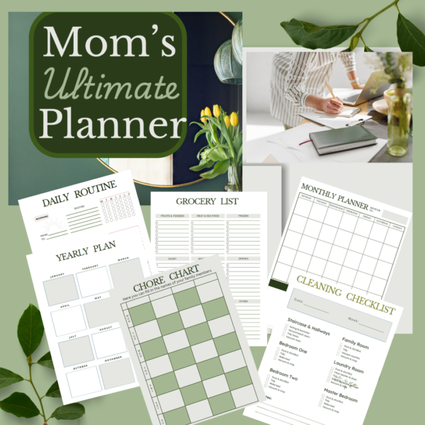 mom planners - busy moms, new moms, meal planning