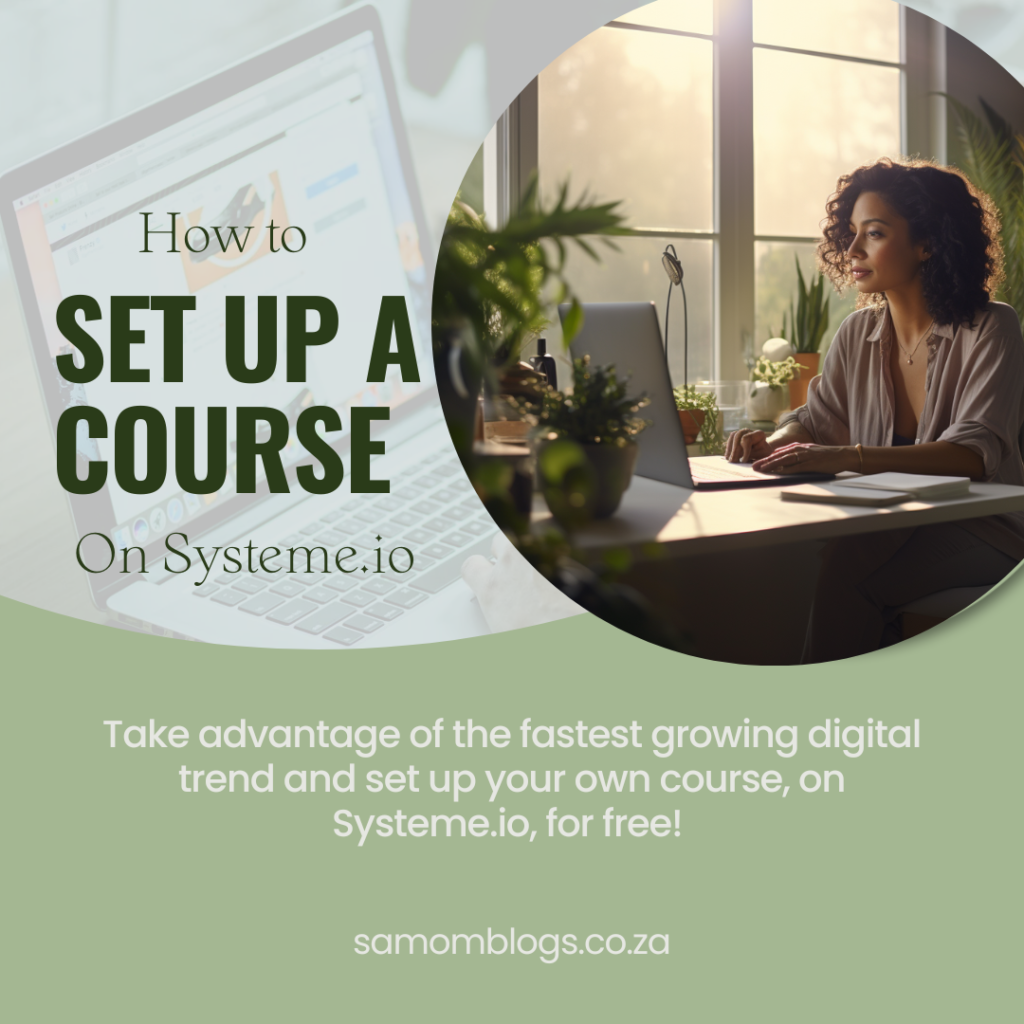 How to set up a course - free to affordable - on Systeme.io