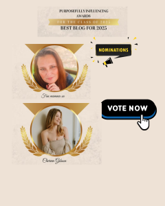 Best Blog for 2025: Purposefully Influencing Awards. Nominations: Fun Mamma SA @funmammasa Visit her blog here.
Chereen Gibson @thismammaloves Visit her blog here.