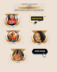 Best Makeup Content Creator 2025: Purposefully Influencing Awards. Nominations: Simphiwe Mbatha @colourme__sim
Ntsako Mua Sfx @her_barbieness
Sanesh Makeup @sanesh_makeup
Amanda Makhathini - Mandy Hagan @mandy.hagan_
