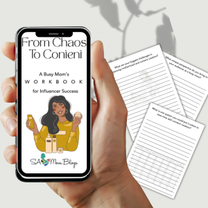 Image for journal: From Chaos to Content: A busy mom's workbook for influencer success