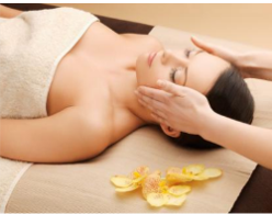lady at a spa