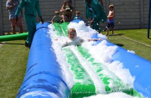 Water slide at Tembali Party Park