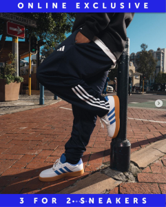 Online exclusive: 3 for 2 sneakers 