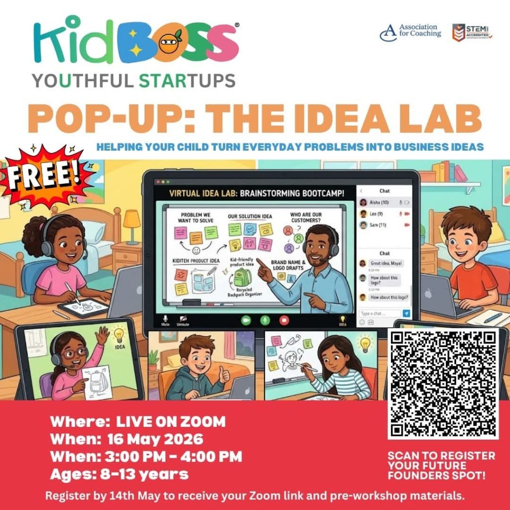 KidBoss pop up the idea lab
