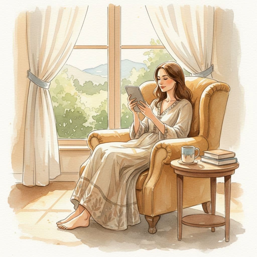 Mom reading on her tablet. Finding the right mom website is tough but we have a list. 