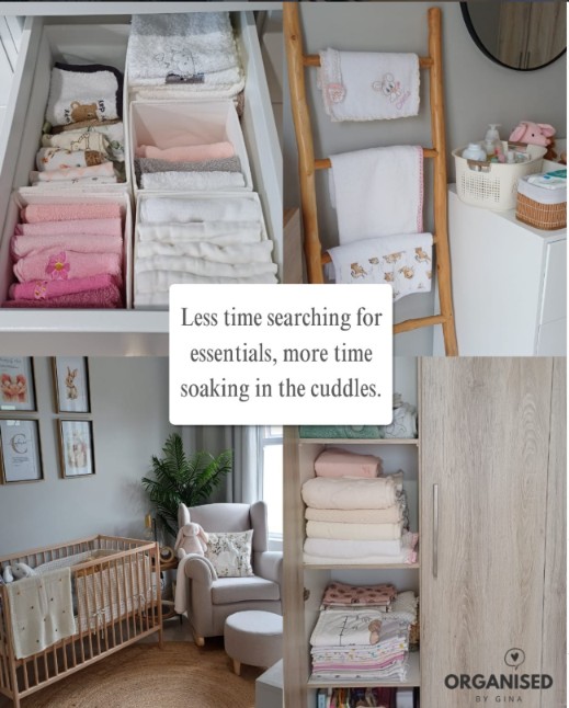 Less time searching for essentials, more time soaking in the cuddles