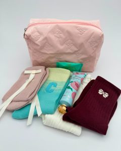 Some off the socks Cindy sells all ready to go