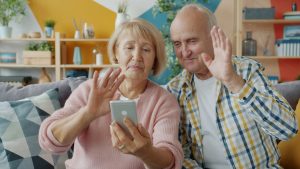 video call with grandparents